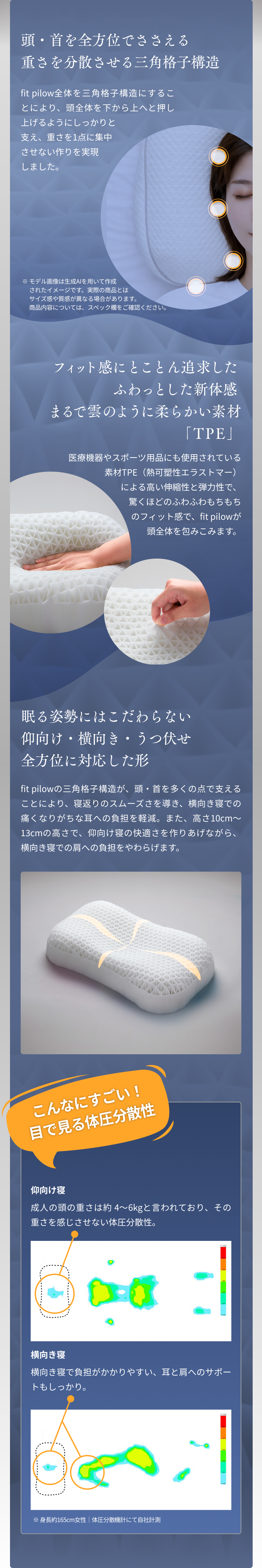 雲のやすらぎプレミアム フィットピロー｜ロッピング公式ショップ 一番星