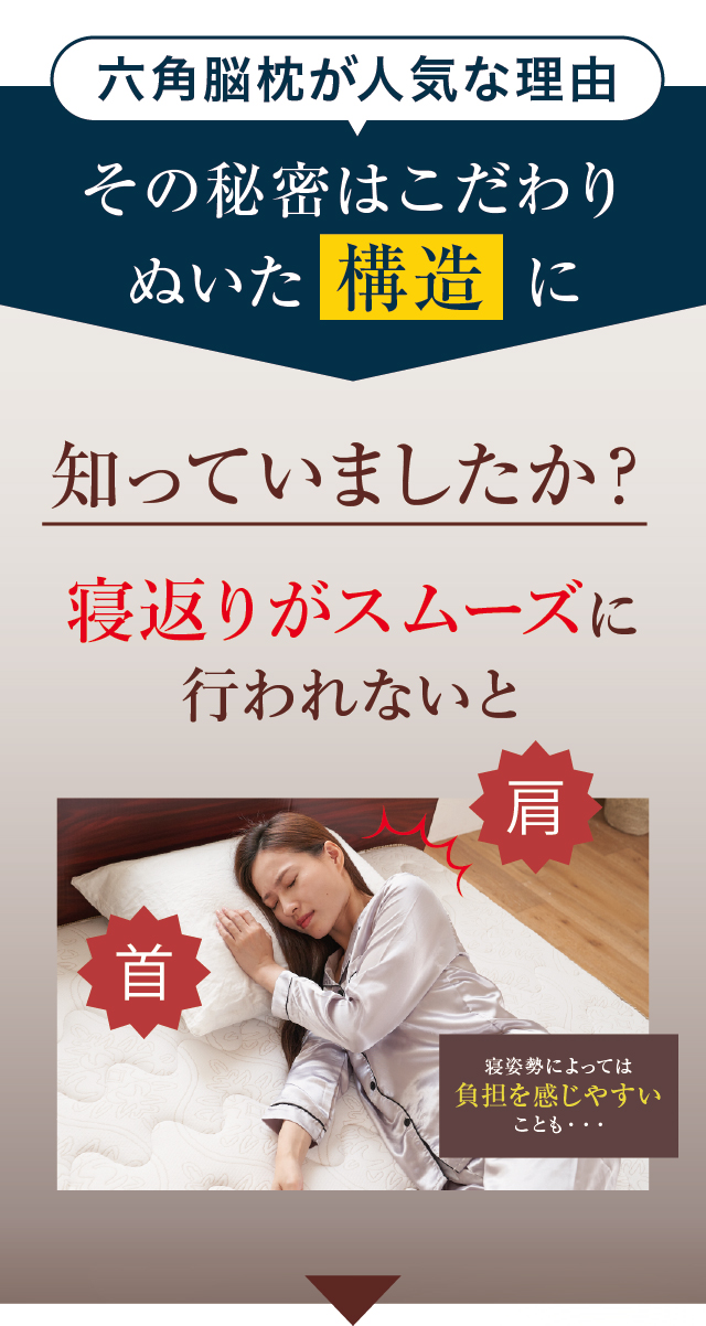 六角脳枕｜ロッピング公式ショップ 一番星